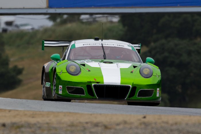 Black Swan Racing with Porsche in Mazda Raceway California 8 Hours