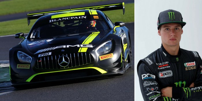 Supercar V8 star Cameron Waters with Strakka in Liqui-Moly Bathurst 12 Hour