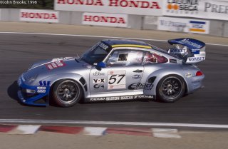 FIA GT 1998 Laguna Seca - #57 Roock Racing Porsche 911 GT2 Bruno Eichmann Mike Hezemans | (c) John Brooks