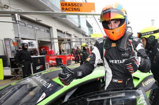 #19 GRT GRASSER RACING TEAM (AUT) LAMBORGHINI HURACAN GT3 LUCA STOLZ (DEU) OVERALL POLESITTER | OLIVIER BEROUD / VISION SPORT AGENCY
