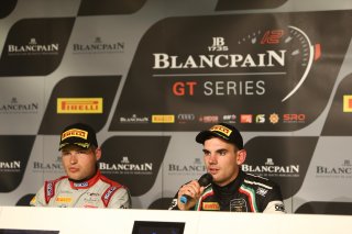 #19 GRT GRASSER RACING TEAM (AUT) LAMBORGHINI HURACAN GT3 LUCA STOLZ (DEU) OVERALL POLESITTER AND CHRISTOPHER MIES (DEU) BELGIAN AUDI CLUB TEAM WRT (BEL) AUDI R8 LMS ULTRA | OLIVIER BEROUD / VISION SPORT AGENCY