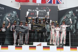 #16 GRT GRASSER RACING TEAM (AUT) LAMBORGHINI HURACAN GT3 ROLF INEICHEN (CHE) MIRKO BORTOLOTTI (ITA) CHRISTIAN ENGELHART (DEU) OVERALL WINNERS #1 BELGIAN AUDI CLUB TEAM WRT (BEL) AUDI R8 LMS GT3 LAURENS VANTHOOR (BEL) DRIES VANTHOOR (BEL) FREDERIC VERVISC | OLIVIER BEROUD / VISION SPORT AGENCY