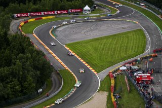 GROUP OF CARS IN LES COMBES CORNER FROM THE SKY | VISION SPORT AGENCY