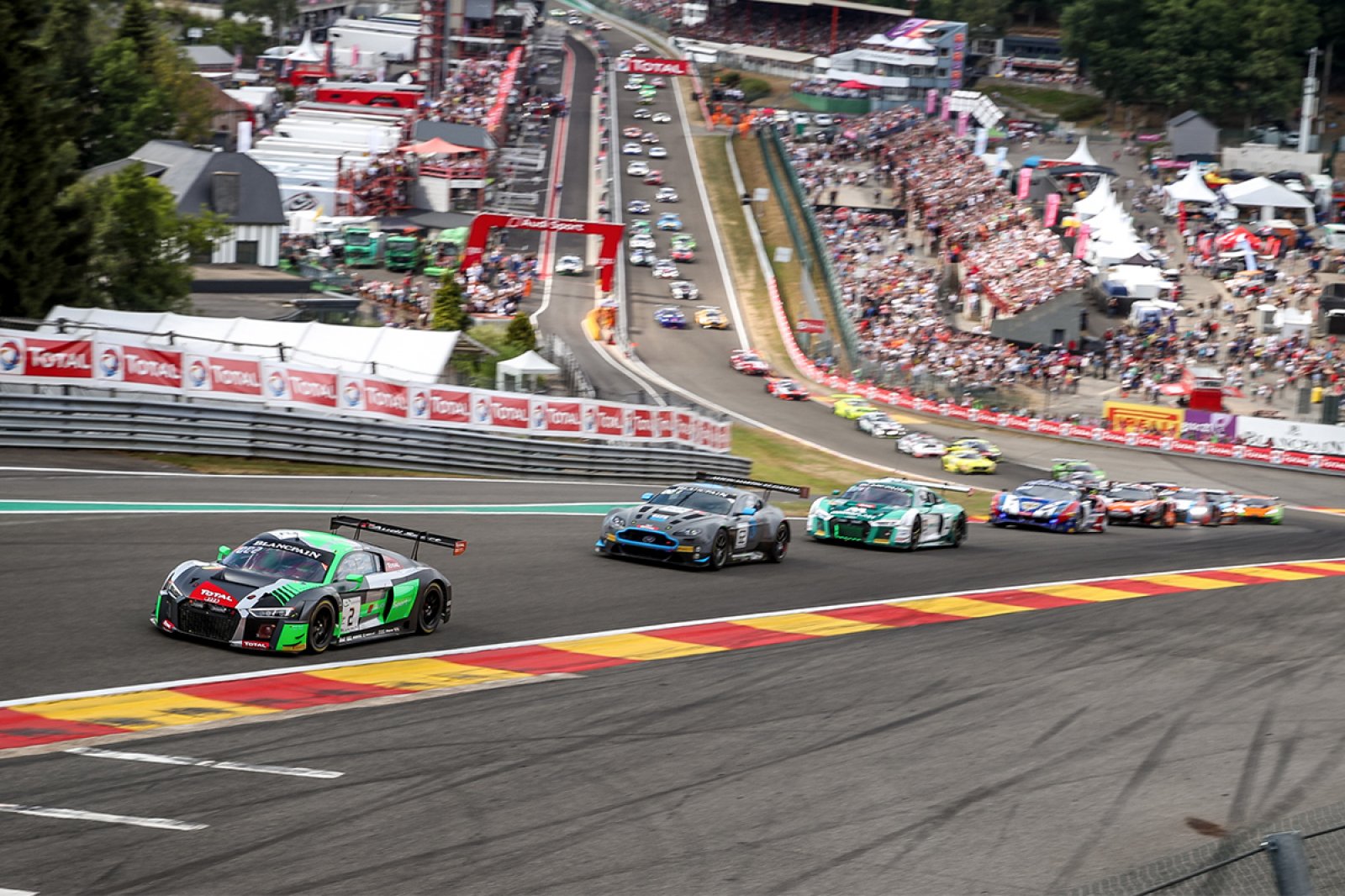 Largest-ever Intercontinental GT Challenge Powered by Pirelli entry descends on Total 24 Hours of Spa