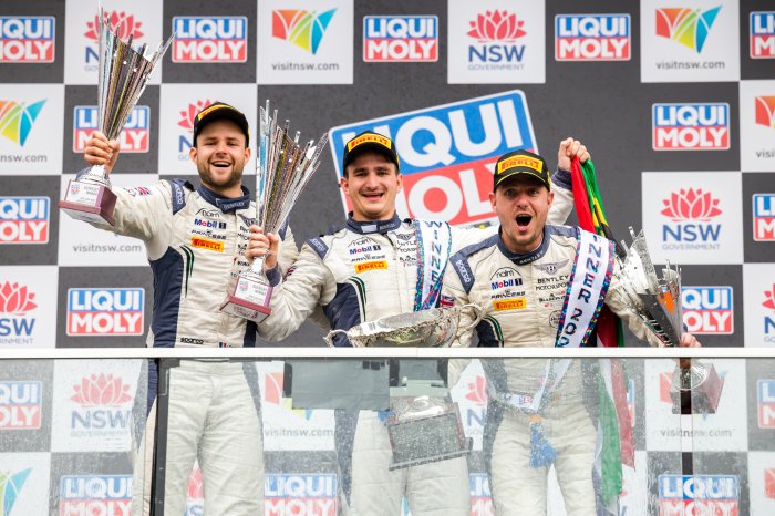 Bentley’s Gounon, Pepper and Soulet win at Bathurst