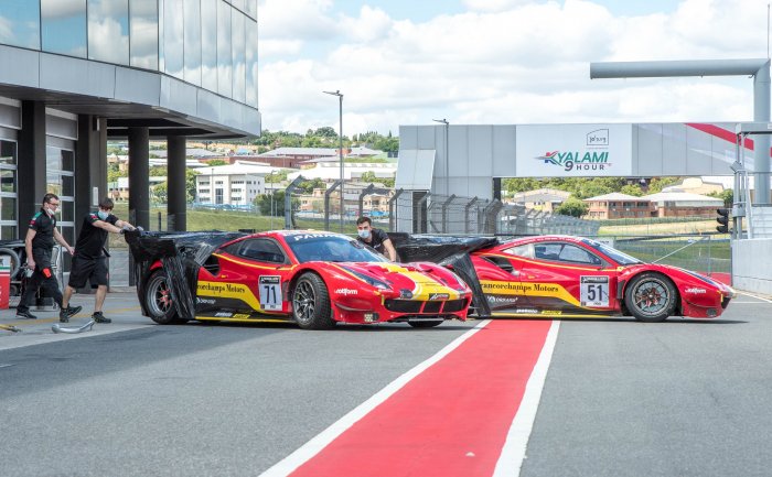 Ferrari doubles its IGTC title chances by splitting drivers’ championship leaders at Kyalami