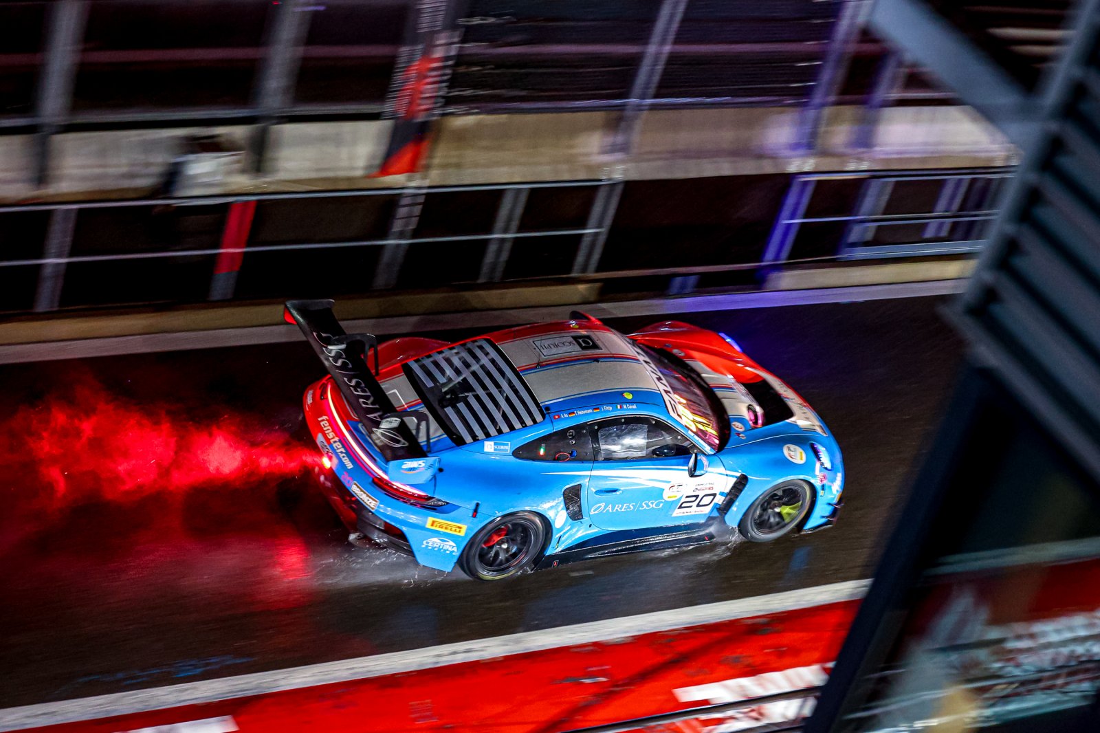 Huber Porsche sets IGTC pace in rain-hit qualifying session at Spa