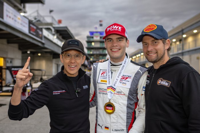 INDY 8 HOUR: Huber’s Heinrich beats Gounon and Stolz in Pole Shootout blockbuster at The Brickyard