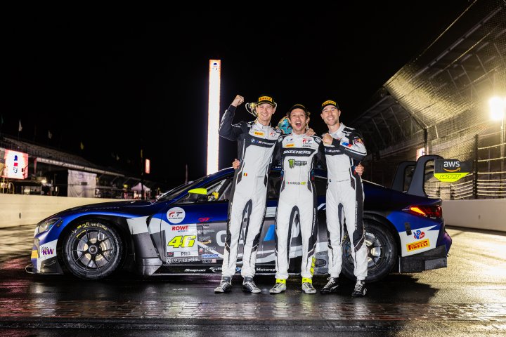 Van der Linde claims historic title treble in stormy Indianapolis 8 Hour