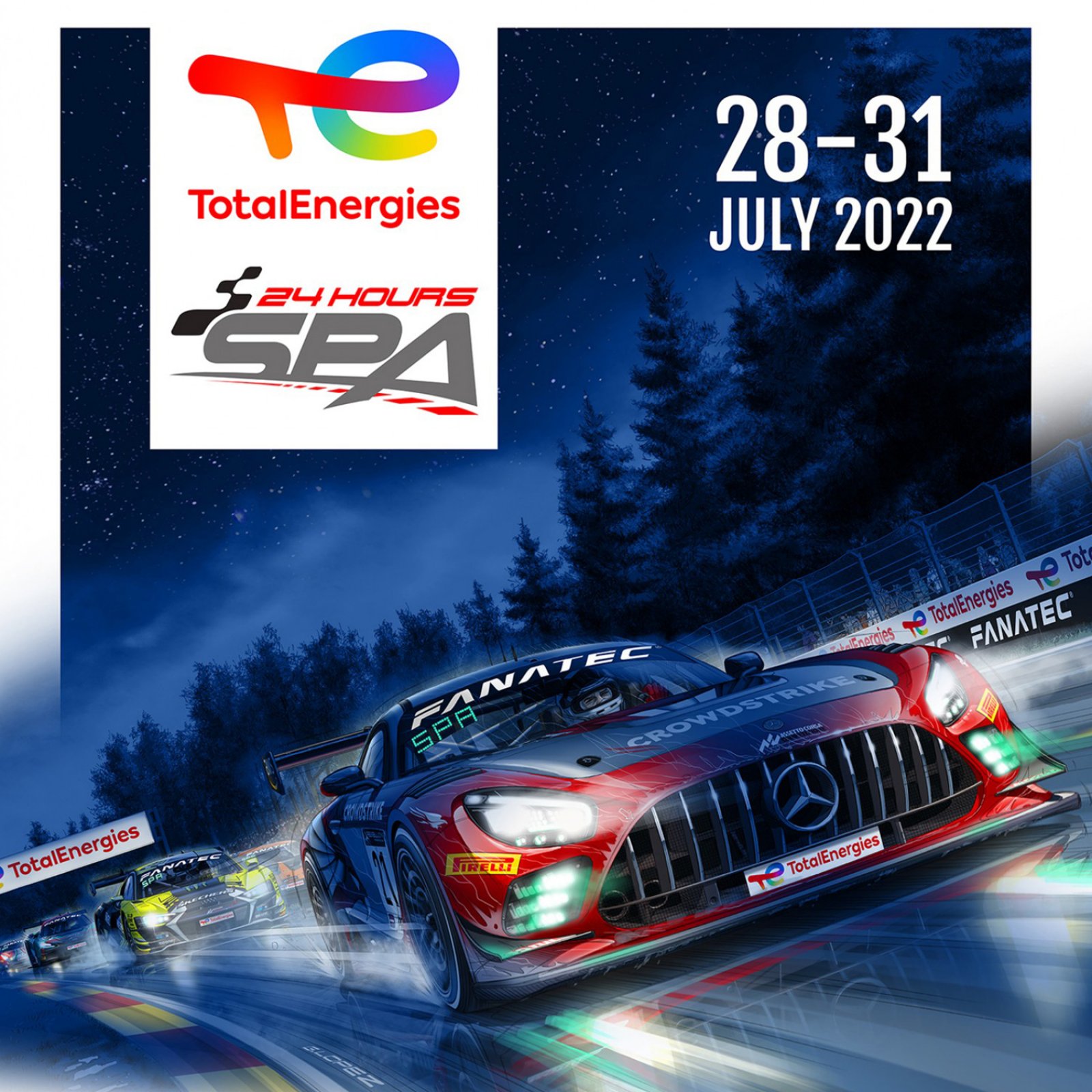 22 Intercontinental GT Challenge Powered by Pirelli entries confirmed for 2022’s TotalEnergies 24 Hours of Spa