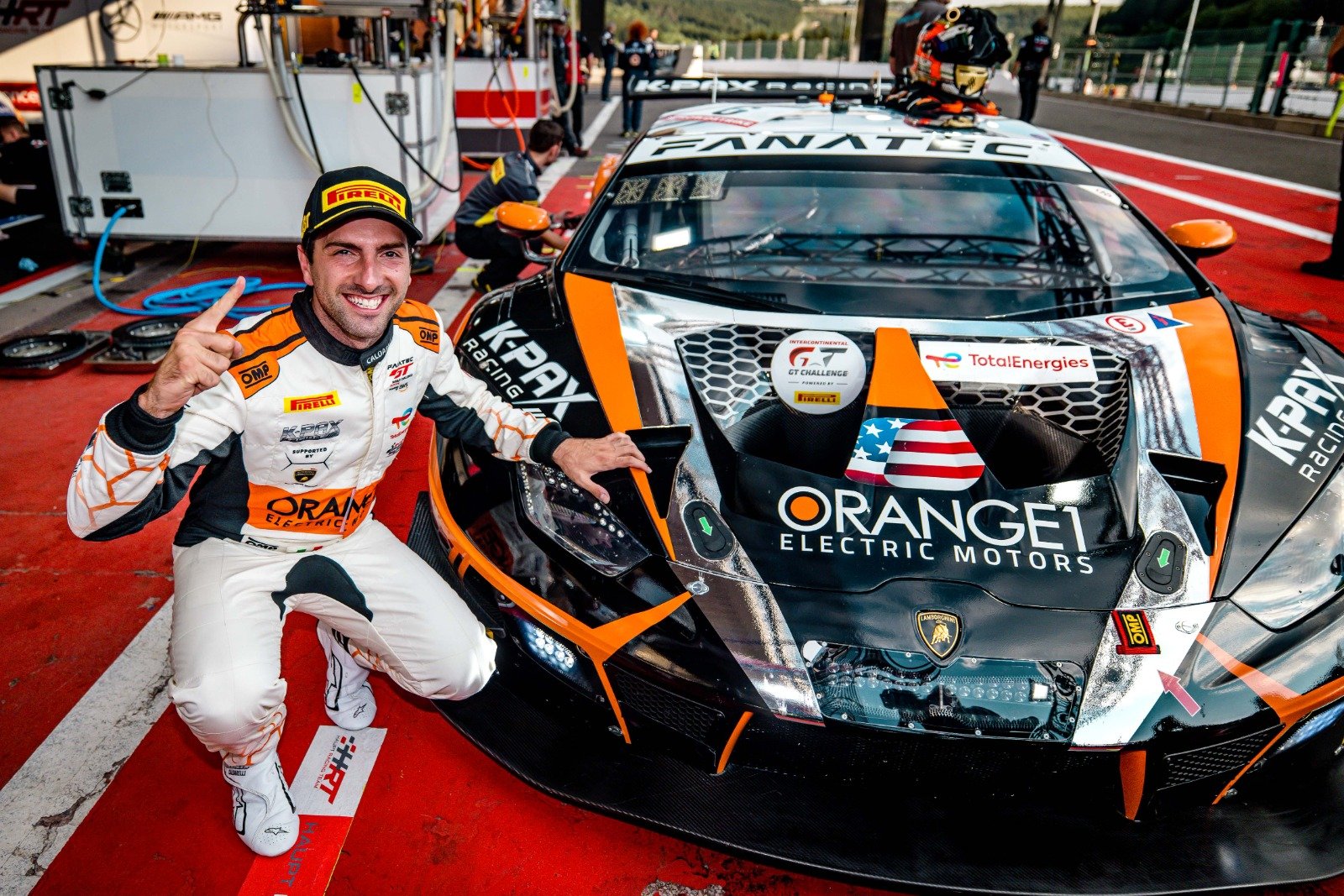 Caldarelli, K-PAX and Lamborghini end Marciello’s TotalEnergies 24 Hours of Spa Super Pole streak