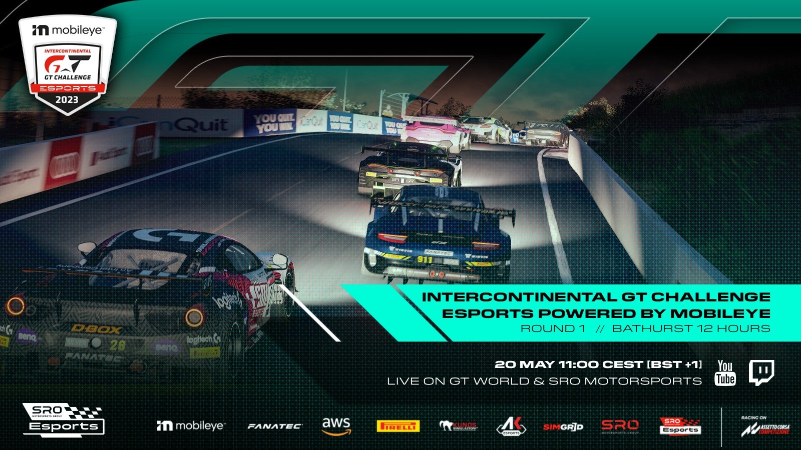 Mammoth IGTC Esports Powered by Mobileye field ready to fight to be crowned kings of the mountain at Bathurst