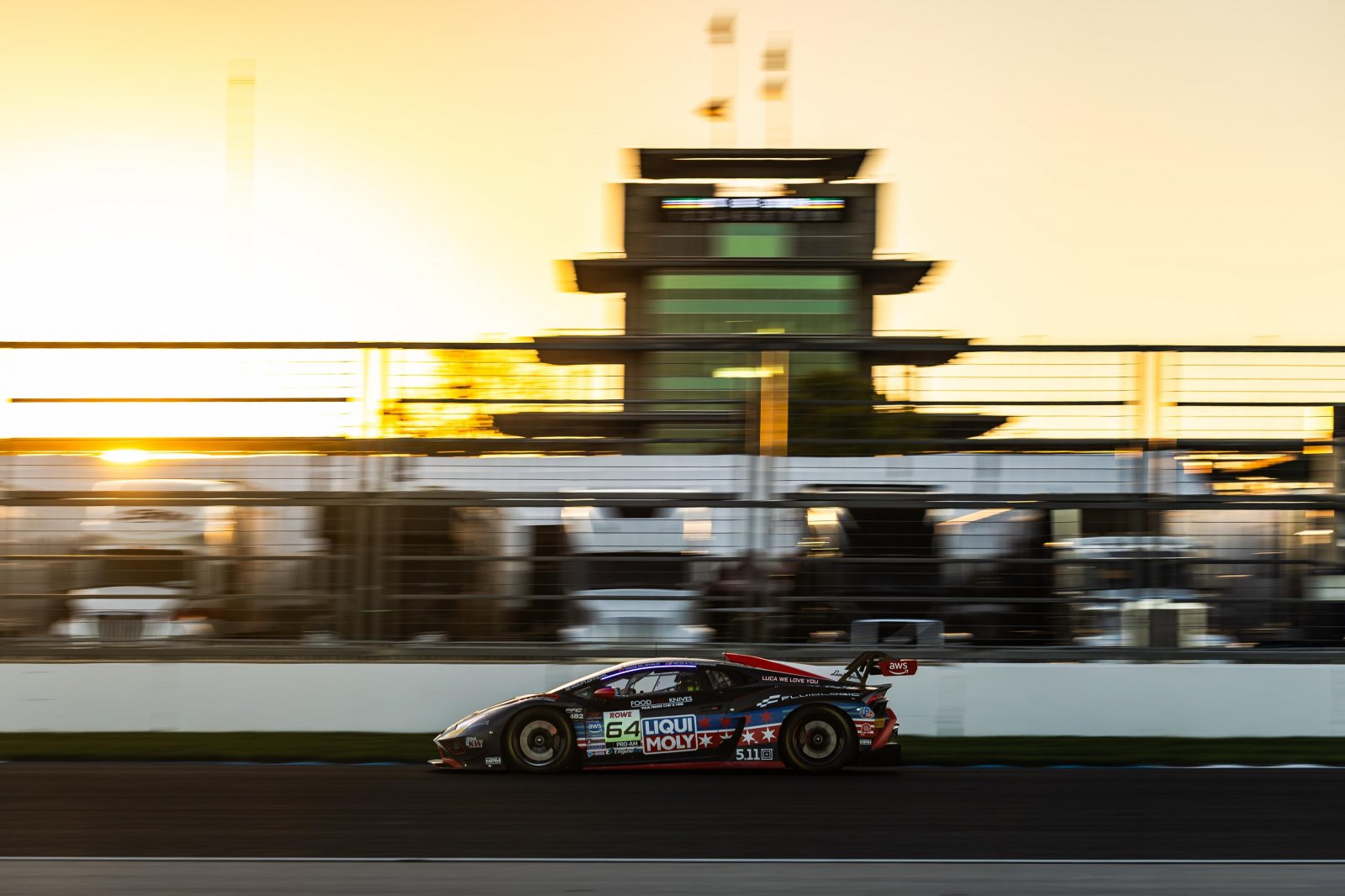 Indy 8 Hour: Spinelli puts Lamborghini on top in first official session