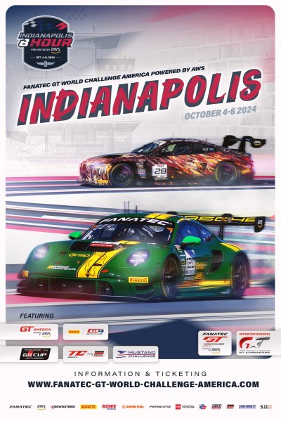 Indianapolis 8 Hour Presented by AWS poster