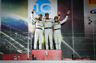 #888 Mercedes-AMG Team GruppeM Racing HKG Mercedes-AMG GT3 - Raffaele Marciello ITA Maro Engel DEU Tristan Vautier FRA, Race Podium
 | SRO / Dirk Bogaerts Photography