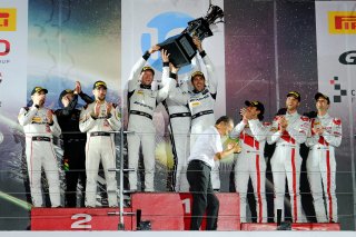 #888 Mercedes-AMG Team GruppeM Racing HKG Mercedes-AMG GT3 - Raffaele Marciello ITA Maro Engel DEU Tristan Vautier FRA, Race Podium
 | SRO / Dirk Bogaerts Photography