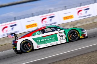 #29 Audi Sport Team Land DEU Audi R8 LMS GT3 Evo Kelvin van der Linde ZAF Christopher Mies DEU Markus Winkelhock DEU GT3 Overall, Thursday Sessions
 | SRO / Dirk Bogaerts Photography