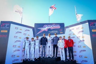 #10 Audi Sport Team WRT BEL Audi R8 LMS GT3 Evo Dries Vanthoor BEL Frédéric Vervisch BEL Christopher Haase DEU GT3 Overall, #30 Honda Team Motul ITA Honda NSX GT3 Evo Bertrand Baguette BEL Mario Farnbacher DEU Renger van der Zande NDL GT3 Overall, #35 KCM | SRO / Dirk Bogaerts Photography