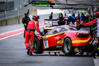 #51 AF Corse ITA Ferrari 488 GT3 -, Pitlane, Test Days Total 24H of Spa
 | SRO / Dirk Bogaerts Photography