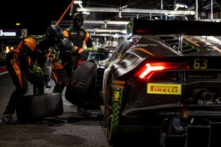 #63 Orange 1 FFF Racing Team CHN- Dennis Lind DNK Marco Mapelli ITA Andrea Caldarelli ITA IGTC, Pitlane, Race
 | SRO / Kevin Pecks