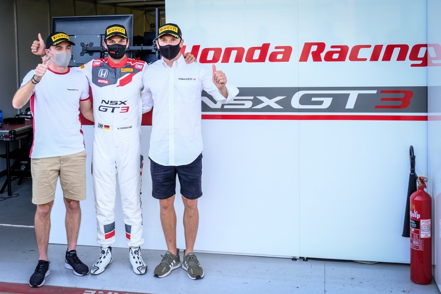 #30 Team Honda Racing ITA Honda NSX GT3 2019 Overall Mario Farnbacher DEU Renger  van der Zande NDL Bertrand Baguette BEL, Pole Shootout
