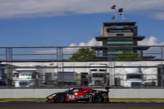 #1 Ferrari 488 GT3 of Martin Fuentes, Rodrigo Baptista, Squadra Corse, GT3 TBC, SRO, Indianapolis Motor Speedway, Indianapolis, IN, September 2020.
 | Brian Cleary/SRO