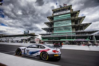 #35 BMW M6 GT3 of Martin Tomczyck, Nicholas Yelloly, and David Pittard, Walkenhorst Motorsport, GT3 Overall, SRO, Indianapolis Motor Speedway, Indianapolis, IN, September 2020.
 | Brian Cleary/SRO