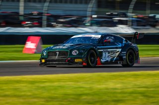 #7 Bentley Continental GT3 of Jules Gounon, Maxime Soulte, and Jordan Pepper, K-Pax Racing, GT3 OverallIN, Indianapolis, Indianapolis Motor Speedway, SRO, September 2020.
 | Fabian Lagunas/SRO
