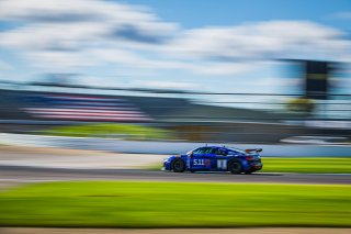 #8 Audi R8 LMS GT4 of Elias Sabo, James Sofornas, and Andy Lee, GMG Racing, GT4, IN, Indianapolis, Indianapolis Motor Speedway, SRO, September 2020.
 | Fabian Lagunas/SRO