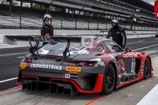 #04 Mercedes AMG GT3 of George Kurtz, Colin Braun and Richard Hesitand, DXDT Racing, GT3 Pro-Am, SRO, Indianapolis Motor Speedway, Indianapolis, IN, September 2020.
 | Brian Cleary/SRO