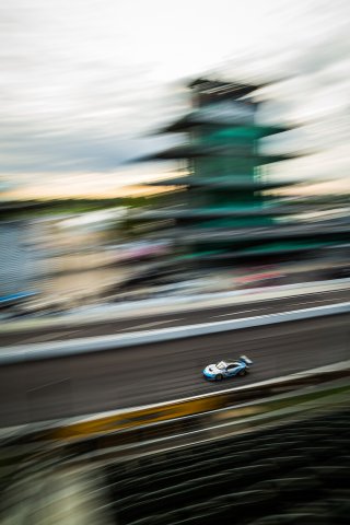 #20 Porsche 911 GT3 R of Fred Poordad, Max Root and Jan Heylen, Wright Motorsports/Robert Viglione, GT3 Silver CupIN, Indianapolis, Indianapolis Motor Speedway, SRO, September 2020.
 | Fabian Lagunas/SRO