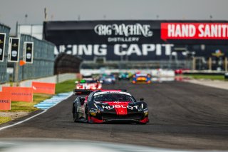 #1 Ferrari 488 GT3 of Martin Fuentes, Rodrigo Baptista, Squadra Corse, GT3 TBC, IN, Indianapolis, Indianapolis Motor Speedway, SRO, September 2020.
 | Fabian Lagunas/SRO