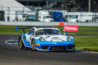 #20 Porsche 911 GT3 R of Fred Poordad, Max Root and Jan Heylen, Wright Motorsports/Robert Viglione, GT3 Silver CupIN, Indianapolis, Indianapolis Motor Speedway, SRO, September 2020.
 | Fabian Lagunas/SRO