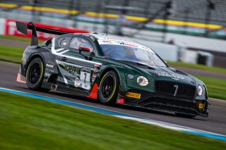 #7 Bentley Continental GT3 of Jules Gounon, Maxime Soulte, and Jordan Pepper, K-Pax Racing, GT3 OverallIN, Indianapolis, Indianapolis Motor Speedway, SRO, September 2020.
 | Fabian Lagunas/SRO
