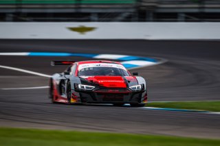 #31 Audi R8 LMS GT3 of Mirko Bortolotti, Spencer Pumpelly, and Markus Winkelhock, Audi Sport Team Hardpoint WRT, GT3 Overall, IN, Indianapolis, Indianapolis Motor Speedway, SRO, September 2020.
 | Fabian Lagunas/SRO