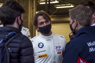 #34 BMW M6 GT3 of Nicky Catsburg, Connor De Phillippi, and Augusto Farfus, Walkenhorst Motorsport, GT3 Overall, SRO, Indianapolis Motor Speedway, Indianapolis, IN, September 2020.
 | Brian Cleary/SRO