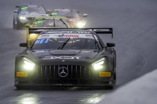 #63 Mercedes AMG GT3 of David Askew, Ryan Dalziel, and Ben Keating, DXDT Racing, GT3 Pro-Am, SRO, Indianapolis Motor Speedway, Indianapolis, IN, September 2020.
 | Brian Cleary/SRO
