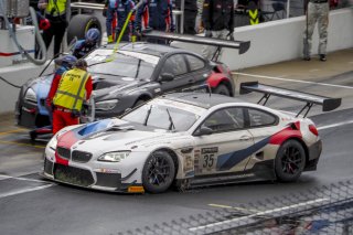 #35 BMW M6 GT3 of Martin Tomczyck, Nicholas Yelloly, and David Pittard, Walkenhorst Motorsport, GT3 Overall, SRO, Indianapolis Motor Speedway, Indianapolis, IN, September 2020.
 | Brian Cleary/SRO