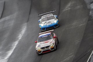 #82 BMW M4 GT4 of James Clay, Chandler Hull, and Bill Auberlen, Bimmerworld, GT4, SRO, Indianapolis Motor Speedway, Indianapolis, IN, September 2020.
 | Brian Cleary/SRO