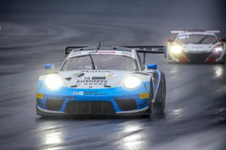 #20 Porsche 911 GT3 R of Fred Poordad, Max Root and Jan Heylen, Wright Motorsports/Robert Viglione, GT3 Silver CupSRO, Indianapolis Motor Speedway, Indianapolis, IN, September 2020.
 | Brian Cleary/SRO