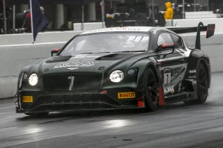#7 Bentley Continental GT3 of Jules Gounon, Maxime Soulte, and Jordan Pepper, K-Pax Racing, GT3 OverallSRO, Indianapolis Motor Speedway, Indianapolis, IN, September 2020.
 | Brian Cleary/SRO