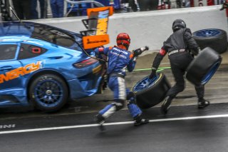 #75 Mercedes AMG GT3 of Kenny Habul, Martin Konrad, and Mikael Grenier, SunEnergy1 Racing, GT3 Pro-Am, SRO, Indianapolis Motor Speedway, Indianapolis, IN, September 2020.
 | Brian Cleary/SRO