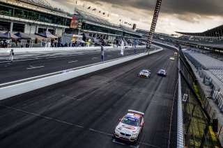 #82 BMW M4 GT4 of James Clay, Chandler Hull, and Bill Auberlen, Bimmerworld, GT4, SRO, Indianapolis Motor Speedway, Indianapolis, IN, September 2020.
 | Brian Cleary/SRO