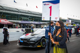 #34 BMW M6 GT3 of Nicky Catsburg, Connor De Phillippi, and Augusto Farfus, Walkenhorst Motorsport, GT3 Overall, IN, Indianapolis, Indianapolis Motor Speedway, SRO, September 2020.
 | Fabian Lagunas/SRO