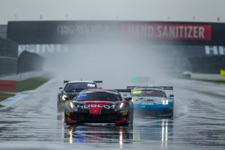 #1 Ferrari 488 GT3 of Martin Fuentes, Rodrigo Baptista, Squadra Corse, GT3 TBC, IN, Indianapolis, Indianapolis Motor Speedway, SRO, September 2020.
 | Fabian Lagunas/SRO