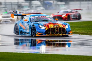 #75 Mercedes AMG GT3 of Kenny Habul, Martin Konrad, and Mikael Grenier, SunEnergy1 Racing, GT3 Pro-Am, IN, Indianapolis, Indianapolis Motor Speedway, SRO, September 2020.
 | Fabian Lagunas/SRO