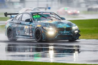 #438 BMW M4 GT4 of Samantha Tan, Jon Miller, and Nick Wittmer, ST Racing, GT4, IN, Indianapolis, Indianapolis Motor Speedway, SRO, September 2020.
 | Fabian Lagunas/SRO