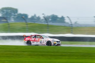 #82 BMW M4 GT4 of James Clay, Chandler Hull, and Bill Auberlen, Bimmerworld, GT4,SRO, Indianapolis Motor Speedway, Indianapolis, IN, September 2020. | Fabian Lagunas/SRO