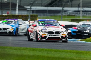 #82 BMW M4 GT4 of James Clay, Chandler Hull, and Bill Auberlen, Bimmerworld, GT4,SRO, Indianapolis Motor Speedway, Indianapolis, IN, September 2020. | Fabian Lagunas/SRO