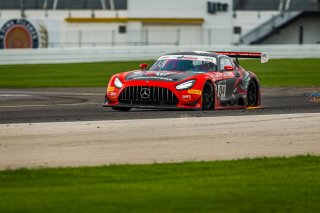 #04 Mercedes AMG GT3 of George Kurtz, Colin Braun and Richard Hesitand, DXDT Racing, GT3 Pro-Am, IN, Indianapolis, Indianapolis Motor Speedway, SRO, September 2020.
 | Fabian Lagunas/SRO